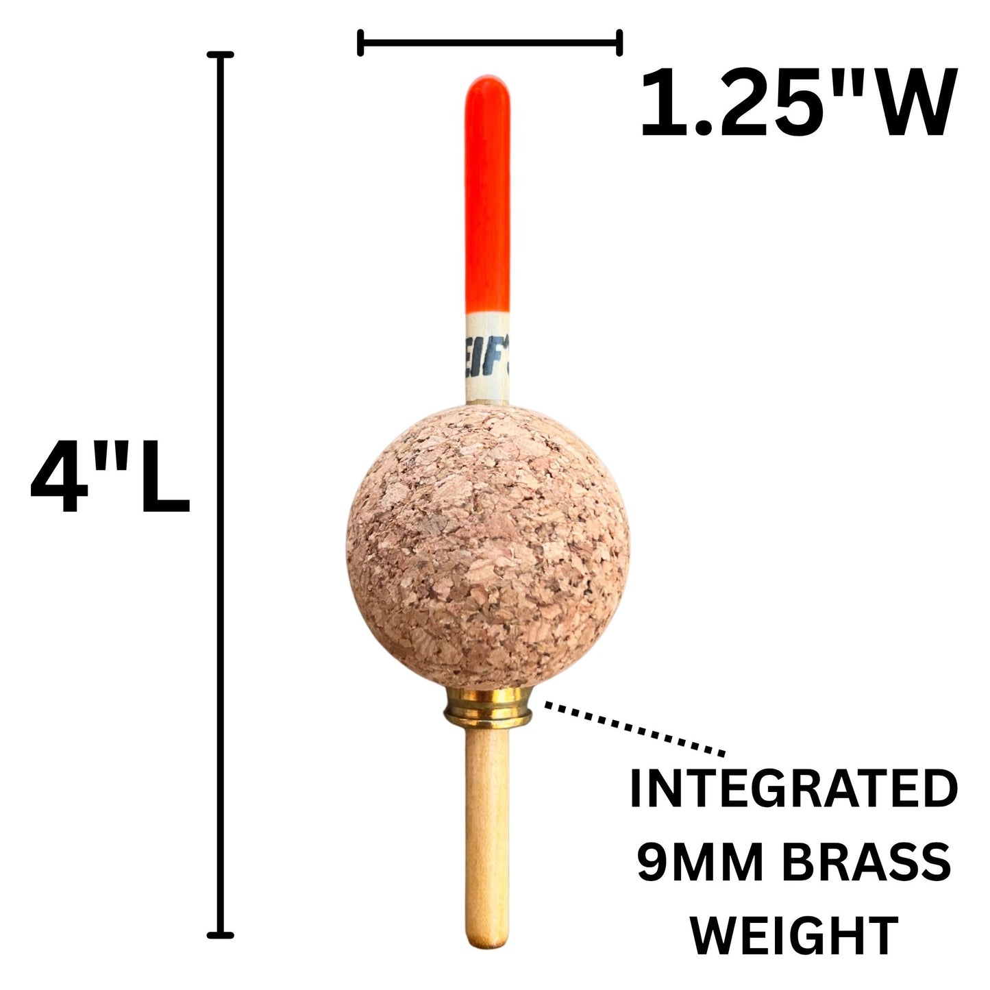 LEIF'S Natural 9mm Bobber