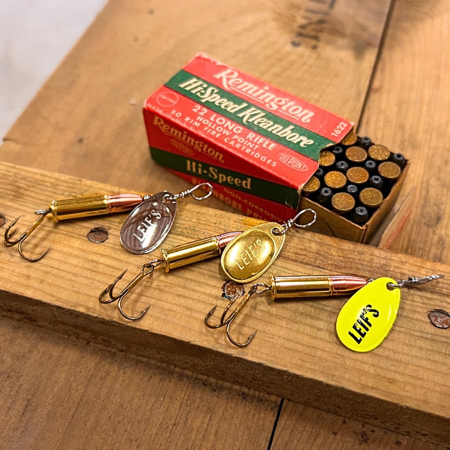 ammo fishing lures Zelensky Topwater Lure They also have a weight distribution system that helps you get maximum casting distance .22LR Bullet Lure - 3-Pack