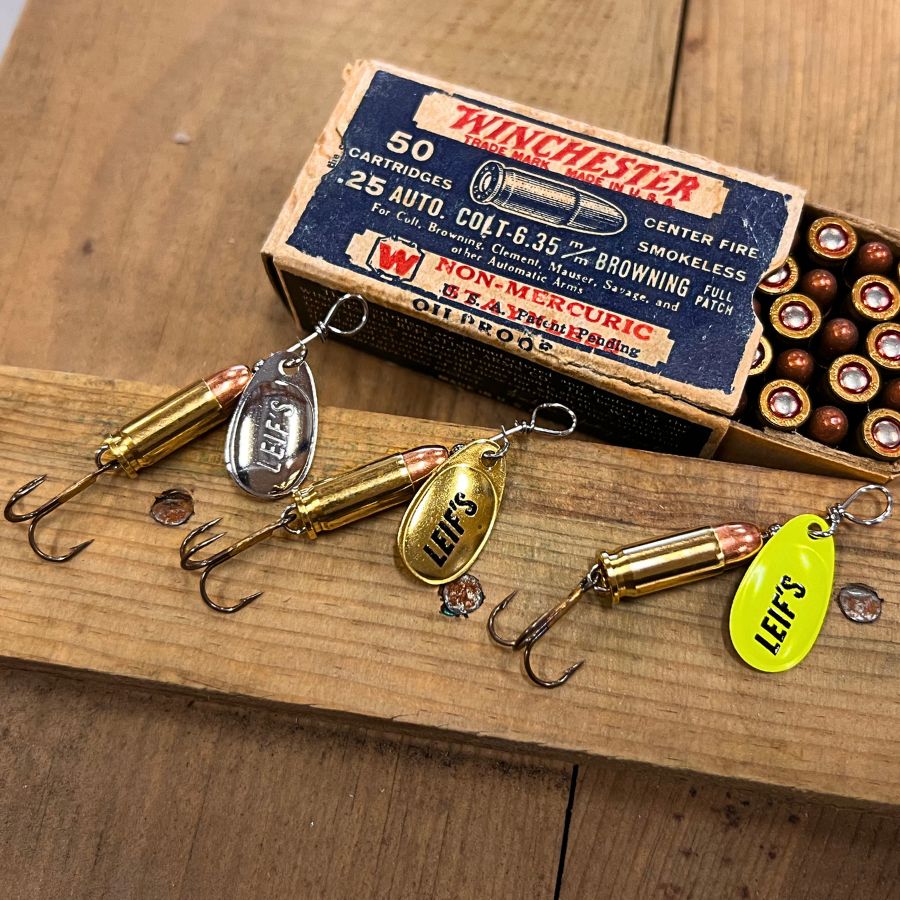 .25ACP Bullet Lure - 3-Pack (Silver - Gold .25ACP Bullet Lure - 3-Pack (Silver - Gold