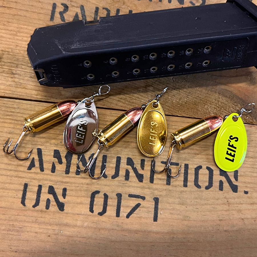 9mm Bullet Lure – LEIF'S Bullet Lures 9mm Bullet Lure – LEIF'S Bullet Lures